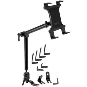 ARKON Mounts - Car Seat Rail Tablet Mount and Holder | Heavy-Duty for Car/Truck | Adjustable Angle & Height | Easy Installation & Removal | 22-inch Arm for Enhanced Accessibility & Convenience