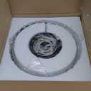 Black Ceiling Lights Semi Flush Mount Ceiling Light Fixtures Clear Glass Modern Lighting for Hallway Bedroom Kitchen Entryway Study Room, Suitable for Small Spaces (3-Light, Bulb Not Included) (11.8 inch)