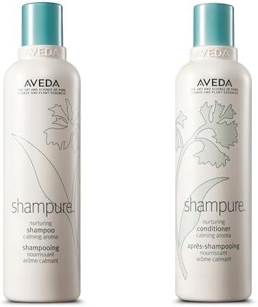 Aveda Shampure Nurturing Shampoo & Conditioner Gift Set | Daily Shampoo & Conditioner for Normal, Fine to Medium Hair | Silicone Free | Includes 2 Full Size Products