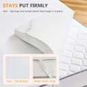 NEWBULIG 3 Inch Memory Foam Mattress Topper, a Supportive Memory Foam Pad with a Removable & Washable Cover, and a Non-Slip Ventilated Design for Full Beds