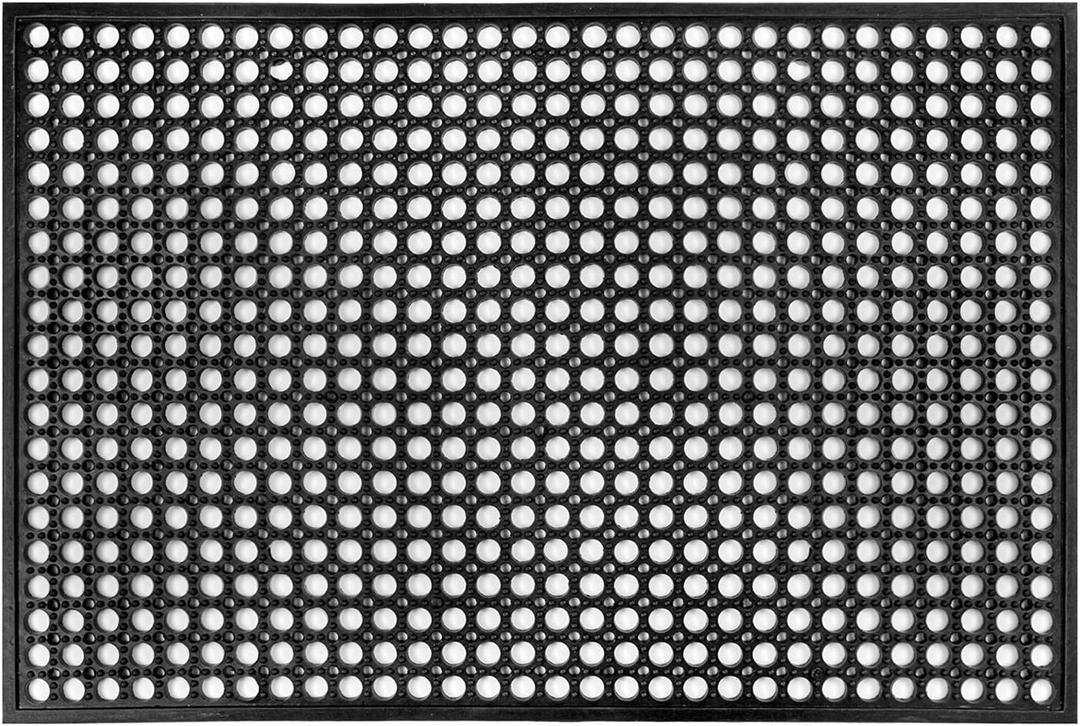 Yesland Rubber Door Mat 36 x 24 Inches, Durable Restaurant Kitchen Non-Slip Bar Drainage Utility Floor Mat, Ideal Entry Way Doormat for Home and Garden & Indoor Outdoor Wet Area (35"L x 23"W x 0.5"Th)