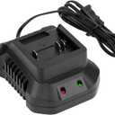 THINKWORK 18-21V Battery Rapid Charger Base, Single Port Fast Charger Compatible with 18V-21V Lithium-Ion Battery