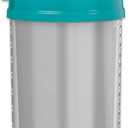 Mugs N Coffee 32 oz Travel Mugs Purple and Teal Hospital Mugs for Cold Drinks Double Wall, Large Handle BPA-Free, Leak-Resistant Includes Lids and Straws Made in USA