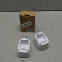 2 Pack European Travel Plug Adapter, HANYCONY International Power Adapter 4 Outlets 4 USB C Ports (2 USB C), Foldable Type C Adapter for US to Most Europe EU Italy Spain Greece Portugal France Germany