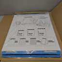 AFMAT Tabletop Sticky Easel Pad & Dry Erase Board 2 in 1, 20 x 23 in Portable Easel Stands for Teachers, Super Sticky & Bleed-Resistant, Ideal for Meetings/Training/Presentation, 20 Sheets/Pad, 6 Pads