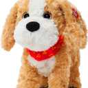 JoyCat Smart Interactive Puppy, Cavalier King Charles Spaniel Plush Dog Toy Responds to Voice - Talking, Walking & Tail Wagging Educational Gift for Toddlers & Kids