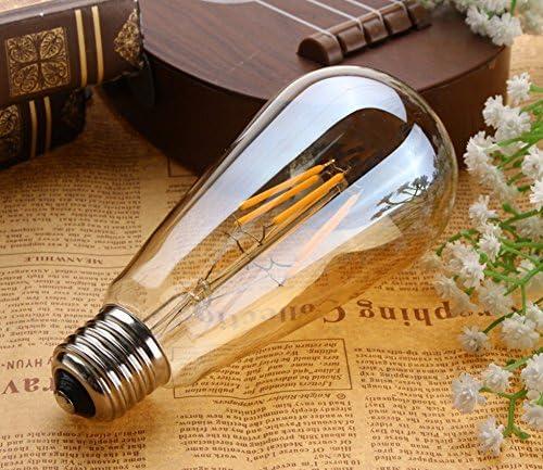 ST64 LED Edison Bulb, Warm White, 6Watt