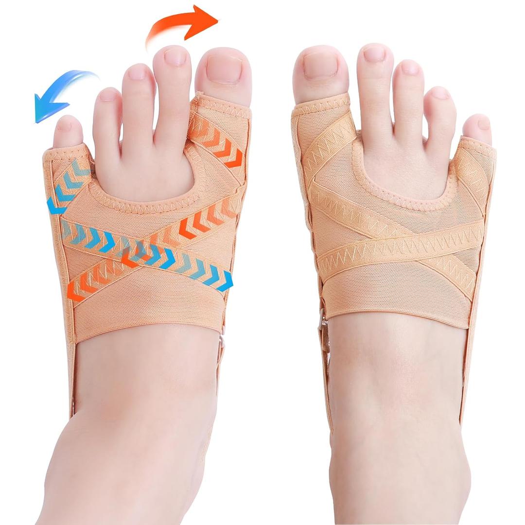 Bunion Corrector for Women and Men,Union Relief Protector Guards for the Thumb and Little Toe,Toe Corrector for Left and Right Foots, 1 Pair (XL)