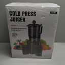 Juicer Machines with 5.8" Large Chute, 2-in-1 Cold Press Juicer for Whole Vegetables Fruits 400W, Masticating juicer Easy to Clean Juice Extractor Machine for Making Nut Mike, Juice, Premium Gray