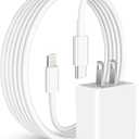 Charger Fast Charging - [Apple MFi Certified] 20W USB C Charger Block with 6FT Type C to Lightning Cable PD Adapter Wall Plug Cord Compatible with iPhone 14 13 12 11 Pro Max Mini