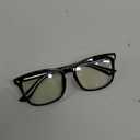livho High Tech Blue Light Glasses - Advanced 99% Blue Light Blocking Computer Glasses - Anti Eyestrain & UV Glare Protection (*B1 Light Black+clear)
