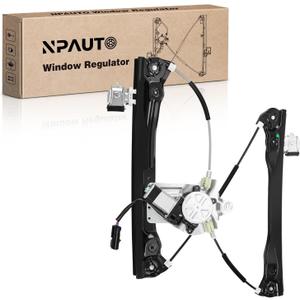NPAUTO Front Left Driver Side Power Window Regulator with (2-Pin Motor) Replacement for 2012 2013 2014 2015 Chevy Cruze, 2016 Chevy Cruze Limited, 751-739