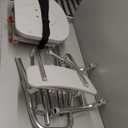 Eagle Health Supplies Sliding Shower Chair Tub Transfer Bench with Cut-Out Seat, FSA/HSA Eligible, Height Adjustable Shower Benches, Inside Shower, Swivel Shower Chair for Elderly and Disabled, 77663