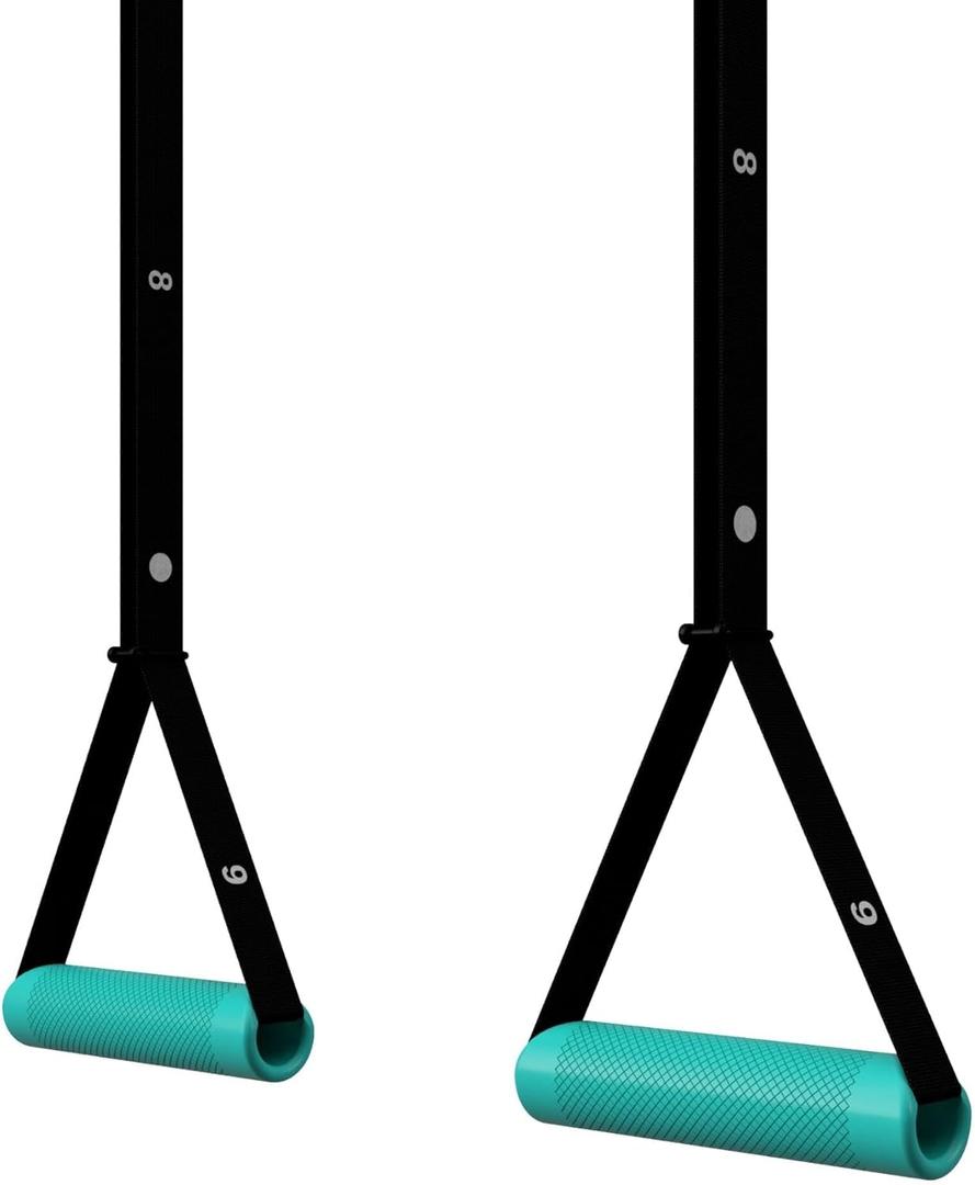 Kensui Nanobars V2 Ultra-Compact Portable Suspension Trainer Pocket-Sized Home Gym for Travel & Outdoor Workouts 600lb Capacity Dual Anchor System with Rotating Handles