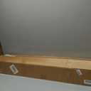 36"W X 45"H Outdoor Privacy Screen, Vinyl Air Conditioner Fence with Metal Stake, No Dig Trash Can Enclosure for Outside- 2 PVC Panels, White, Vertical, X-SPVC-4536