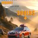 KINGGERI 300lbs Roof Rack Cross Bars Compatible with Subaru Forester 2014-2026 with Raised Side Rails (Not for Wilderness), Lockable Heavy Duty Aluminum Roof Rails Crossbars Luggage SUV Accessories