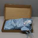 Universal Chair Umbrella Canopy, UPF 50+ Sun Shade with Adjustable Clamp, Fits Most Brands Beach, Camping, Lawn, Tanning, Zero Gravity, Lounge & Fishing Chairs, Patent Design (1 Pack, Lightblue)