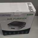 Air Purifiers for Home  True HEPA Air Purifier for Pets, Smoke & Allergies | 600 Sq Ft Coverage | Ultra-Quiet & Portable Small Air Purifier for Bedroom/Travel/Desk/Office/RV (1 Pack, Cream White)