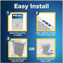 Filtrete 20x24x1 AC Furnace Air Filter, MERV 12, MPR 1500, CERTIFIED asthma & allergy friendly, 3 Month Pleated 1-Inch Electrostatic Air Cleaning Filter, 6-Pack (Actual Size 19.81x23.81x0.78 in)
