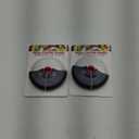 Pizza Cutter slicer with Wheel retractable blade guard for safety by Gwen 2 Pack