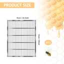 Metal Queen Excluder for 10 Frame Beehive,20.08 X 16.14 Inch Beehive Queen Excluder 10 Frame,Queen Excluder for 10 Frame Hive,Queen bee excluder 10 Frame,Beekeeping Tools (4)