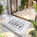 Camper Door Mat, Camping Doormat for RV Cabin Home Outdoor Indoor Entrance, Camping Welcome Mats for Front Door Porch Outside Entryway, 17x30 Inches (Travelling06)