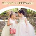 Clear Flower Girl Baskets for Wedding Acrylic Flower Basket With Pearl Handle Wedding Baskets for Flower Girls - Here Comes the Bride