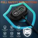 SUNER POWER 24V 20W Solar Battery Trickle Charger Maintainer, Built-in Ultra Smart MPPT Controller, Adjustable Mount Bracket, Waterproof 20 Watt Solar Panel for 24Volt AGM, Lead-Acid, Lifepo4 Battery