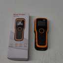 Stud Finder Wall Scanner 5-in-1 - Detector for Wood, Metal, Joists, Pipes, and AC Wires, Upgraded New version Intelligent Chip, High-Definition LCD Display Screen & Audible Alarm (Orange)