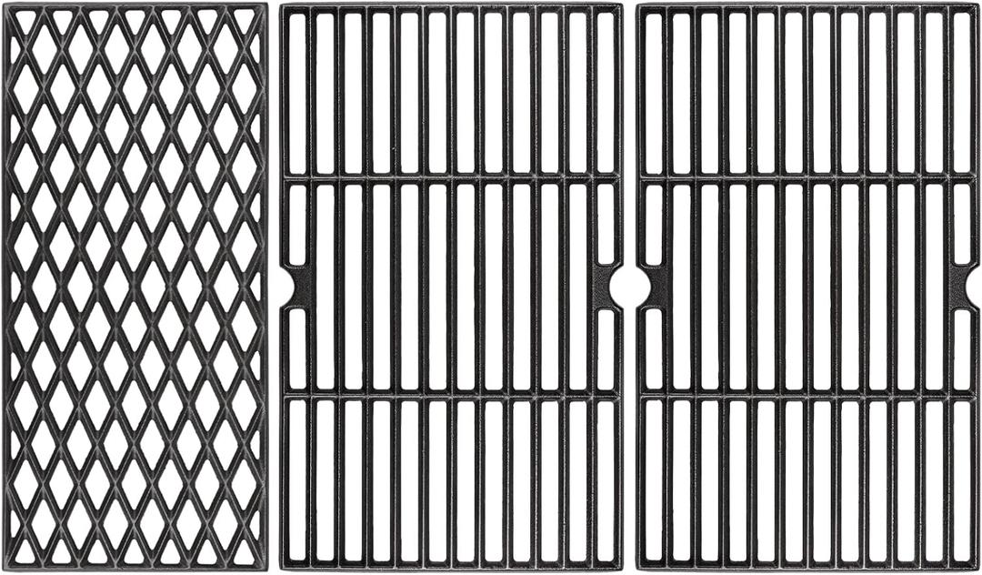 Uniflasy Cast Iron Cooking Grates for Dynaglo 4 Burner DGH450CRP DGH450CRPD DGF493BNP, 5 Burner DGH474CRP DGH485CRP, Dynaglo Grill Grate Replacement Part, 7001911 7002614 Grill Grate
