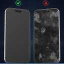 3 x Compatible for iPhone 16 Pro Matte Screen Protector 6.3 inch, Anti Glare Anti Fingerprint Screen Protector 9H Tempered Glass Easy Installation 2 Pack