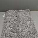 Yimobra Bathroom Rugs Non Slip Washable 32x20, Ultra Soft and Water Absorbent Bath Mats, Plush Fluffy Shower Mat Outside, Microfiber Thick Matts for Bathroom Floor/Tub, Light Gray and White (32" x 20")