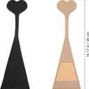 DOITOOL 2pcs Nude Thong, Invisible Strapless Panties, Seamless Women Underwear, Cotton, Assorted Colors (L)