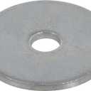 Hillman 100 Pcs Zinc Fender Washers (3/8" x 2") | Large OD Flat Washers for Bolts, Nuts & Screws | Zinc-Plated Steel Hardware for Sheet Metal, Wood & Fastening Projects