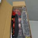 Shemira Christmas Train Set, Train Toys for Boys Girls,Toy Train with Light Smoke and Sound, Steam Train Set for Around Christmas Tree, Toys Gifts for 3 4 5 6 7 8+ Year Old Kids (Black)