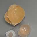 Invisible Strapless Sticky Bra Push up for Women, Ultra Adhesive Bra for Backless Dress, Cleavage Bra Lift Novelty Bras (B Cup, Light Beige)