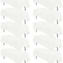 10 Pack Ivory Tablecloths for 8ft Rectangle Tables 60 x 126 Inch - Polyester Table Cover Stain and Wrinkle Resistant Washable Fabric Table Clothes for Wedding Party Banquet Reception Restaurant