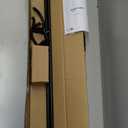 Amazon Basics Room Darkening Double Curtain Rod, 48" to 88", Black, Easy to Install