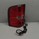 Tail Light Assembly Compatible with Chevrolet Silverado 07-13 1500 | 07-14 2500 HD 3500 HD, OE-Style Replaces 25958482 GM2800207, w/Bulbs and Harness, Left Driver Side, Red Border