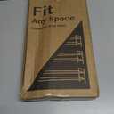 Bumusty 3-Tier Long Expandable Shoe Rack for Closet, 18"-44" Adjustable Shoe Rack for Entryway, 15-18 Pairs Large Shoe Organizer Shelf Storage, Sturdy Metal, Black