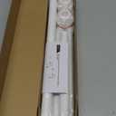 TITGIPE White Shower Curtain Rod 32-80 inch, Adjustable shower rods for bathroom, Stainless Steel, Never Rust, No Drill