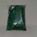 10 Yard 40mm/1.57 Inch Green Vintage Knotted Cotton Fringe Tassels Trim, Boho Long Fringe Trim, Sewing Fringe Trim for Drapery Curtain Pillow Carpet Lamp Crafts (Green)