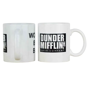 The Office Dunder Mifflin Paper Company Mission Statement Ceramic Mug, 14 Ounces