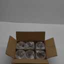 WHOLE HOUSEWARES | 4"X4" Glass Cylinder Vase | Candle Holder | Decorative Centerpiece Arrangement for Wedding Party Event Home Office Decor | Set of 6