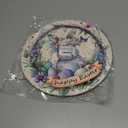 Easter Wreaths,SWEKKE Easter Wreath for Front Door, Wooden Easter Bunny Egg Decor Door Sign Wreath 12 Inch, Easter Welcome Door Sign Happy Easter Decorations, Easter Flower Rabbit Welcome Door Sign (Green,gray)