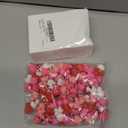 100 Pcs Valentines Mini Resin Ducks Valentine's Day Small Little Resin Ducks Bulk to Hide Tiny Miniature Figures for Micro Garden Landscape Decoration Adults Craft Party Favors