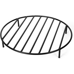 onlyfire Round Fire Pit Grate with 4 Legs for Outdoor Campfire Grill Cooking, 24 Inch
