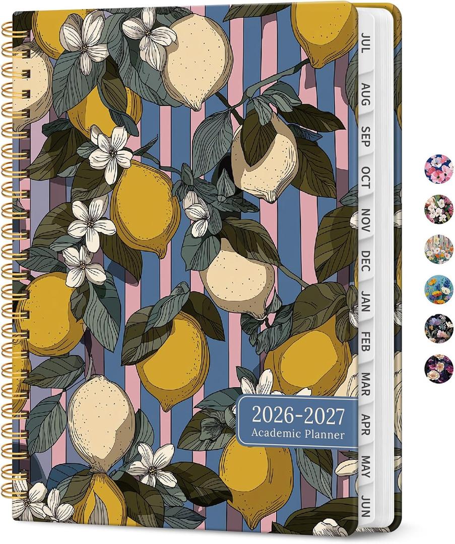 Taja Planner 2026-2027, Jul 2026-Jun 2027 Monthly & Weekly Calendar Planner