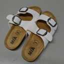 MIA Women's Ninah Double Strap Footbed Sandals Size 8