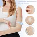 Lymphedema Compression Arm Sleeves for Women 15-20 mmHg Full Arm Support for Swelling Relief, Improved Circulation